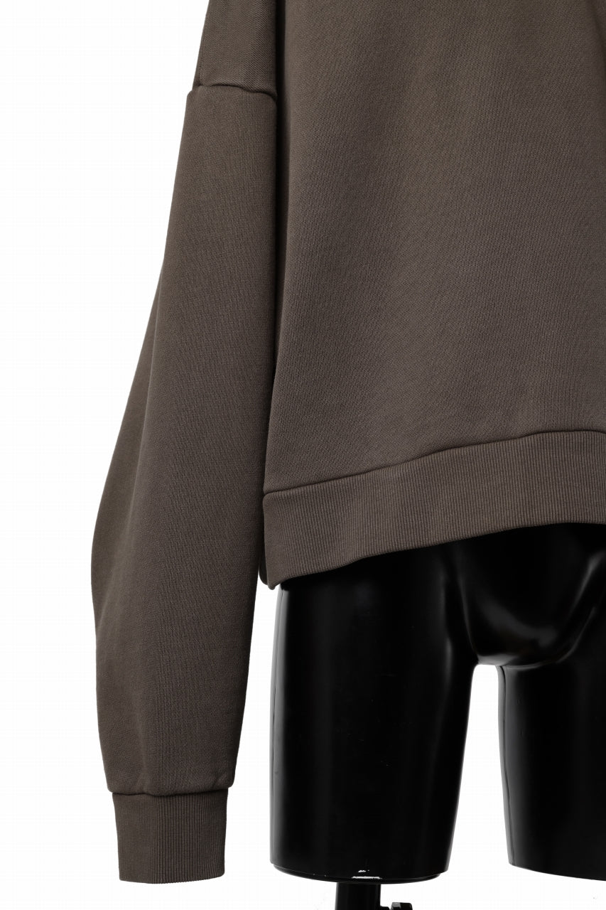 entire studios BOX CREW SWEAT PULLOVER (BRUNETTE) - Image 8