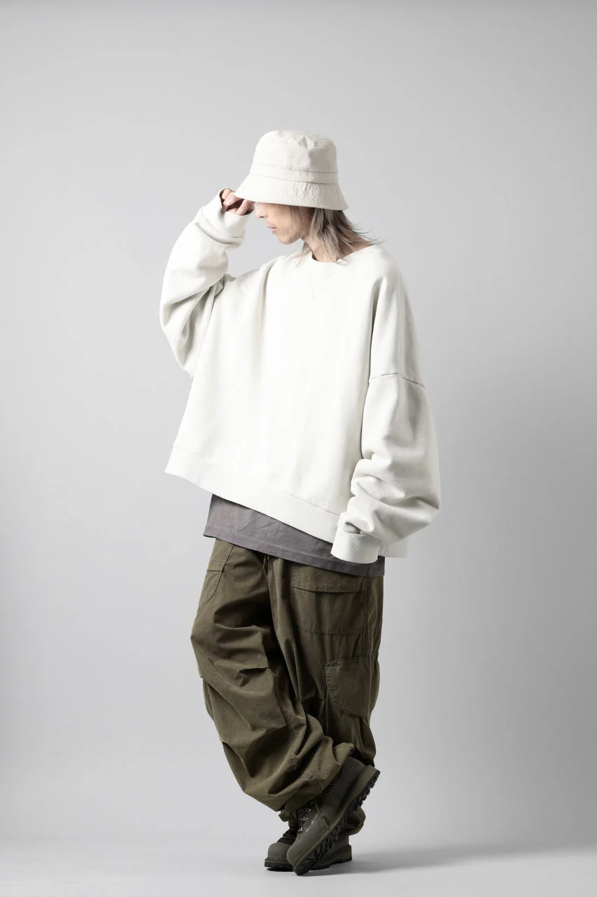 entire studios BOX CREW SWEAT PULLOVER (RICE) - Image 13