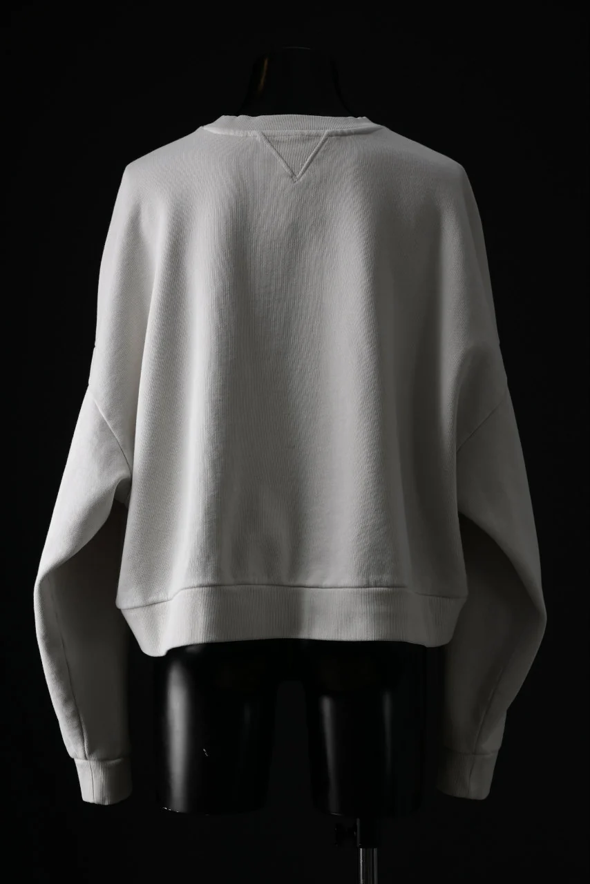 entire studios BOX CREW SWEAT PULLOVER (RICE) - Image 4