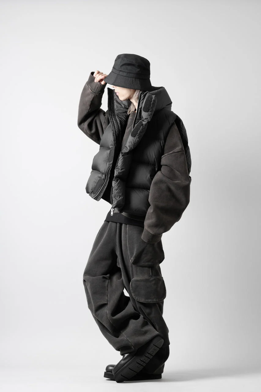 entire studios BOX CREW SWEAT PULLOVER (WASHED BLACK) - Image 19