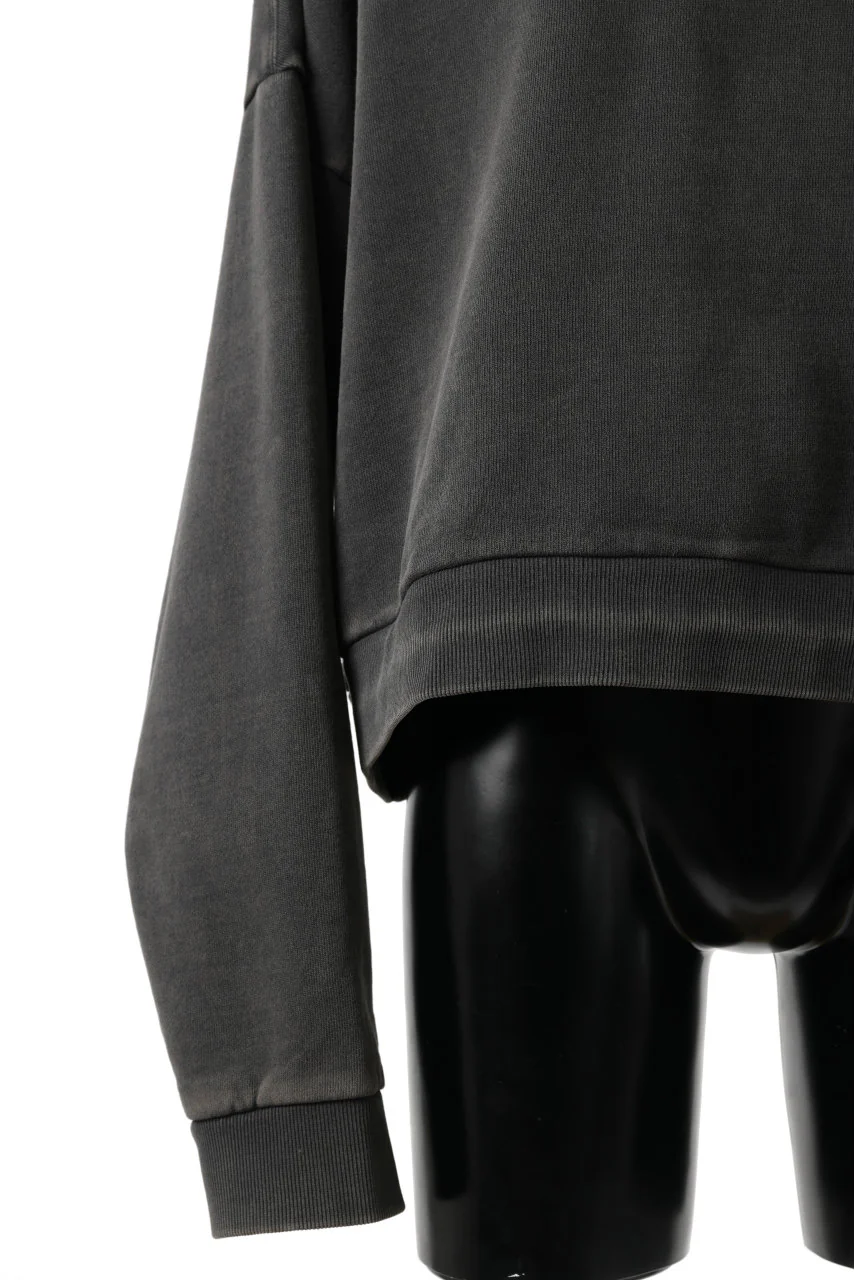 entire studios BOX CREW SWEAT PULLOVER (WASHED BLACK) - Image 6