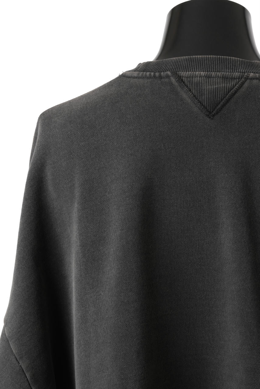 entire studios BOX CREW SWEAT PULLOVER (WASHED BLACK) - Image 9