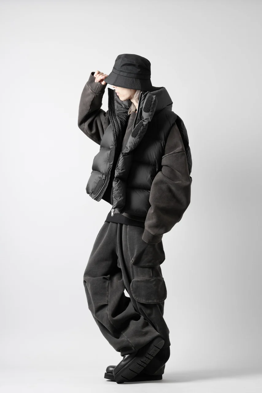 entire studios BOX CREW SWEAT PULLOVER (WASHED BLACK) - Image 20