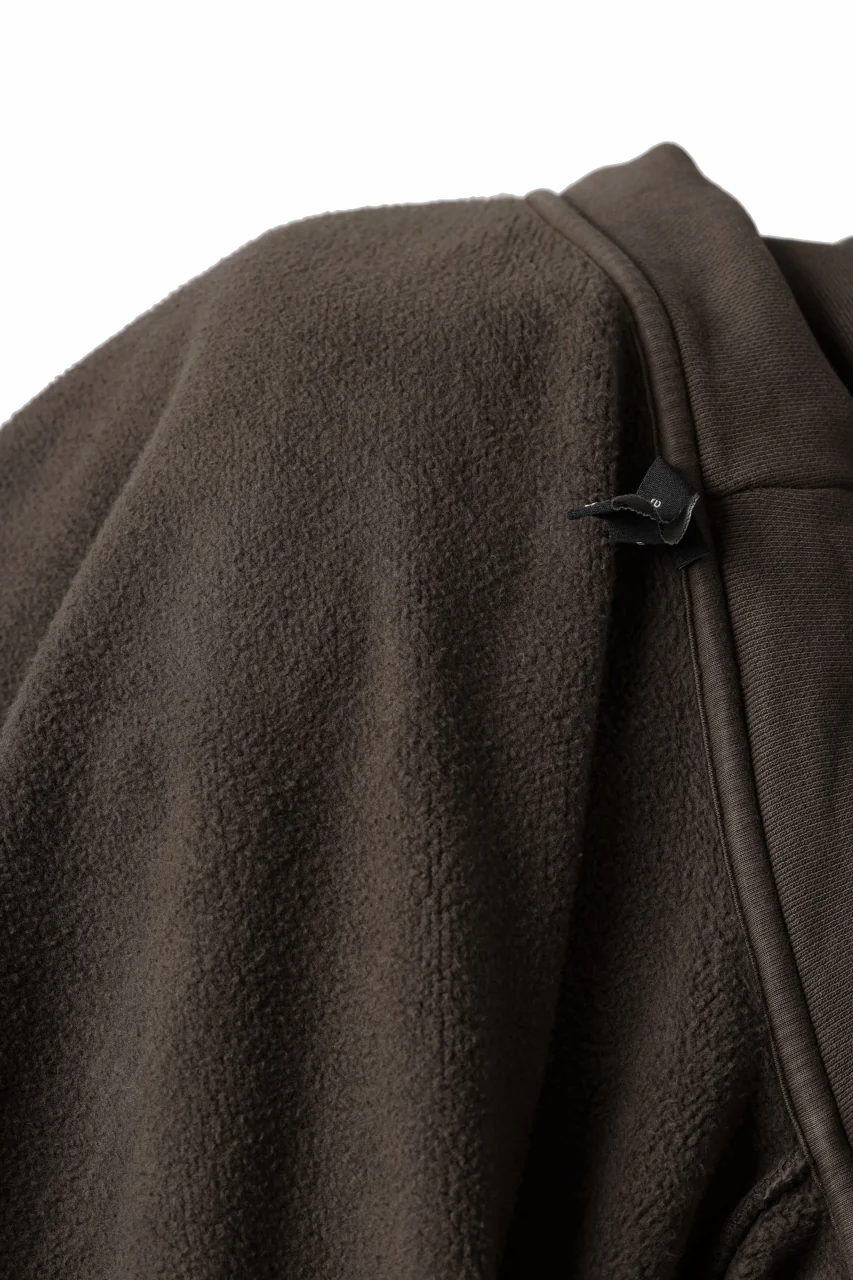 entire studios ETERNAL ZIP SWEAT PARKA (BRUNETTE) - Image 13