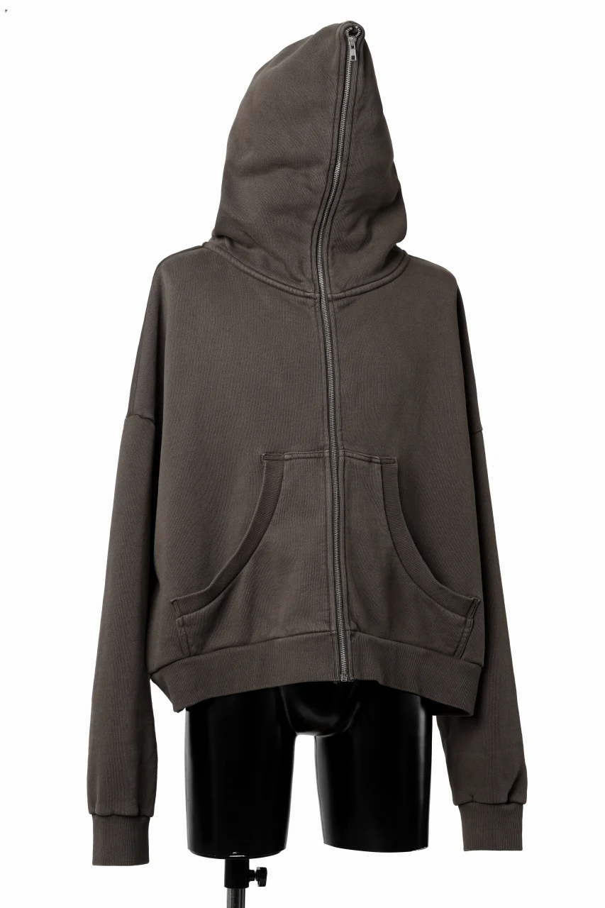 entire studios ETERNAL ZIP SWEAT PARKA (BRUNETTE) - Image 3