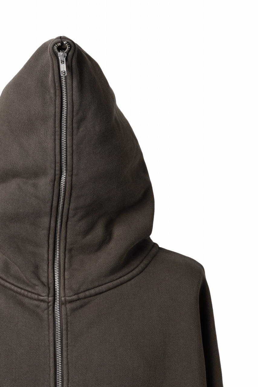 entire studios ETERNAL ZIP SWEAT PARKA (BRUNETTE) - Image 4