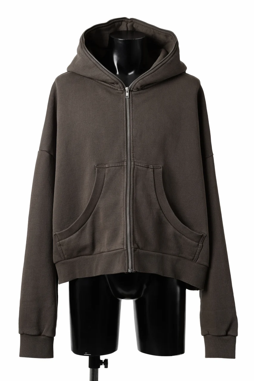 entire studios ETERNAL ZIP SWEAT PARKA (BRUNETTE) - Image 5