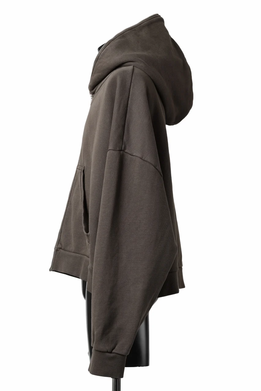entire studios ETERNAL ZIP SWEAT PARKA (BRUNETTE) - Image 7