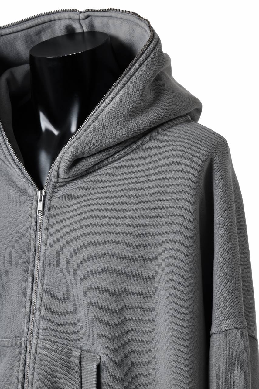 entire studios ETERNAL ZIP SWEAT PARKA (RHINO) - Image 11