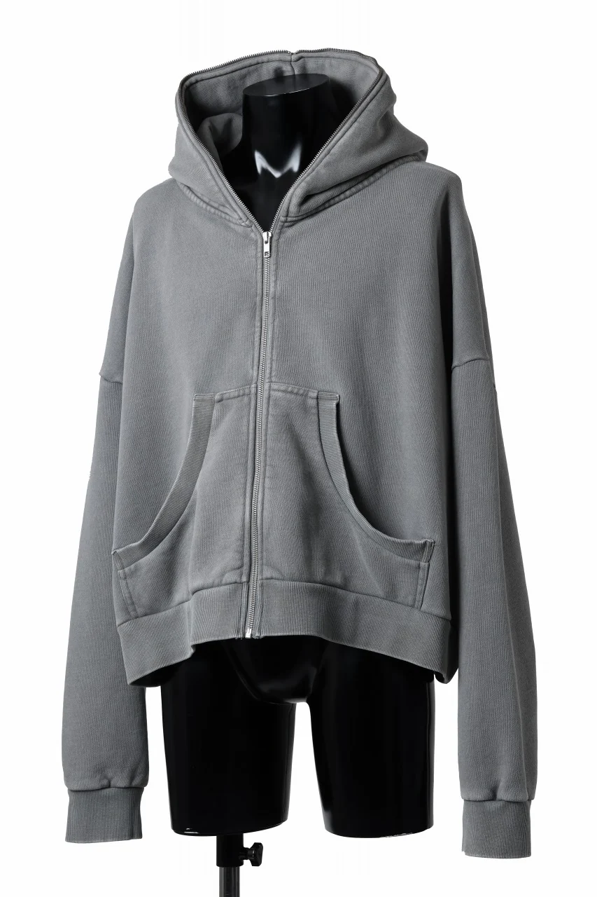 entire studios ETERNAL ZIP SWEAT PARKA (RHINO) - Image 4