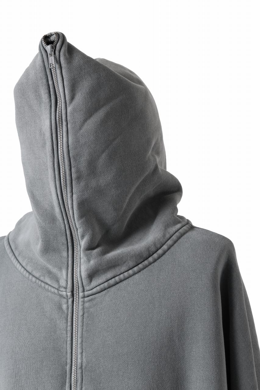 entire studios ETERNAL ZIP SWEAT PARKA (RHINO) - Image 8