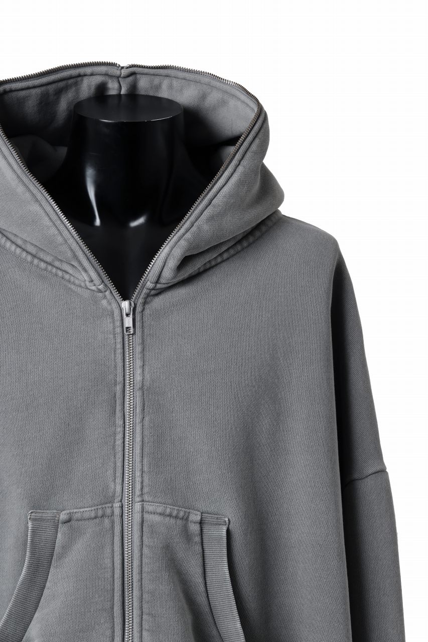 entire studios ETERNAL ZIP SWEAT PARKA (RHINO) - Image 9