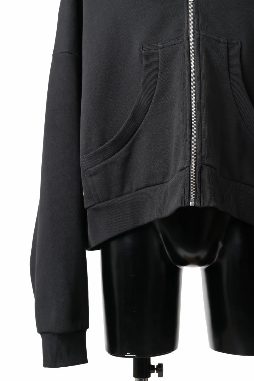 entire studios ETERNAL ZIP SWEAT PARKA (SOOT) - Image 10