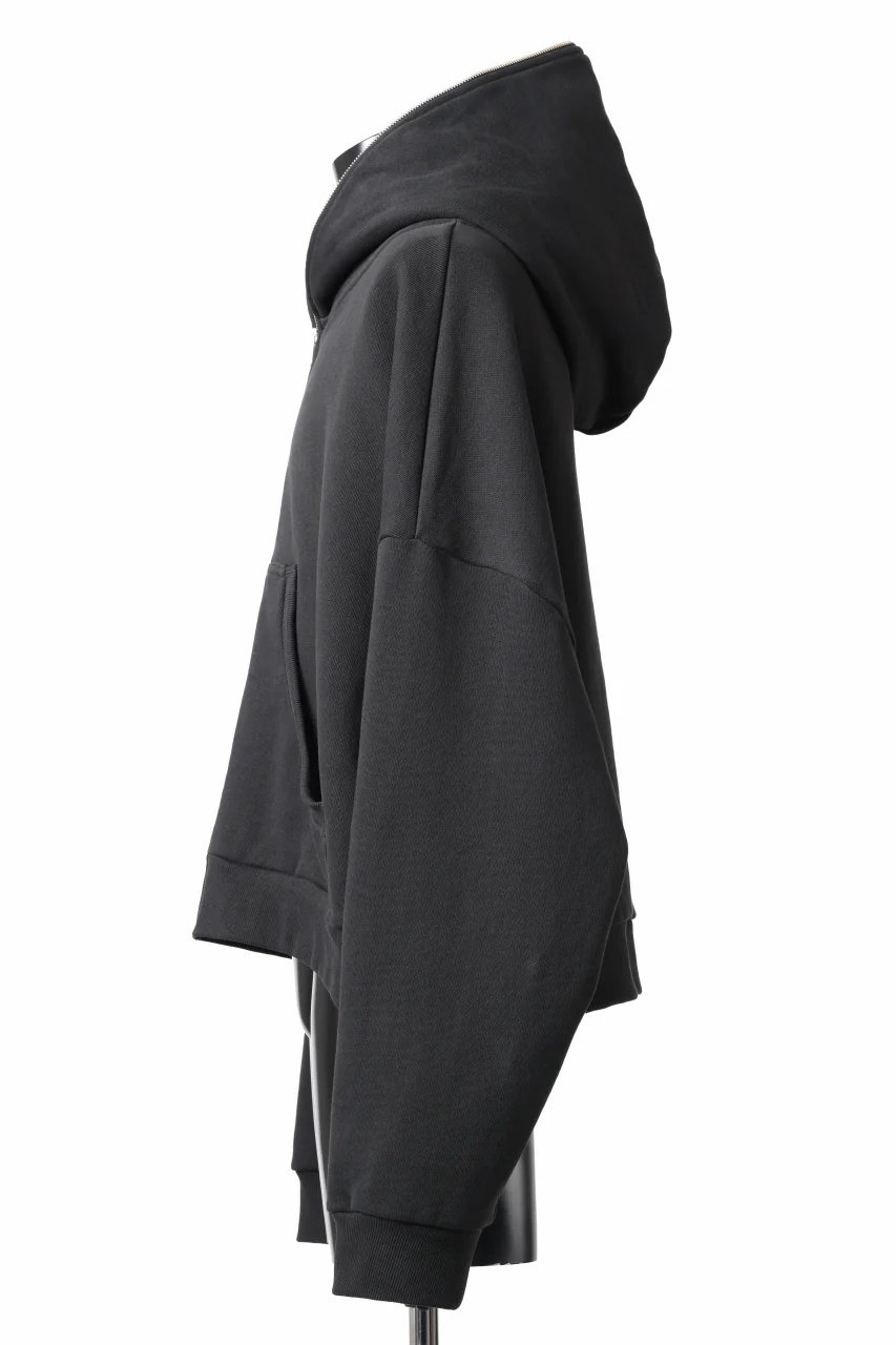 entire studios ETERNAL ZIP SWEAT PARKA (SOOT) - Image 4