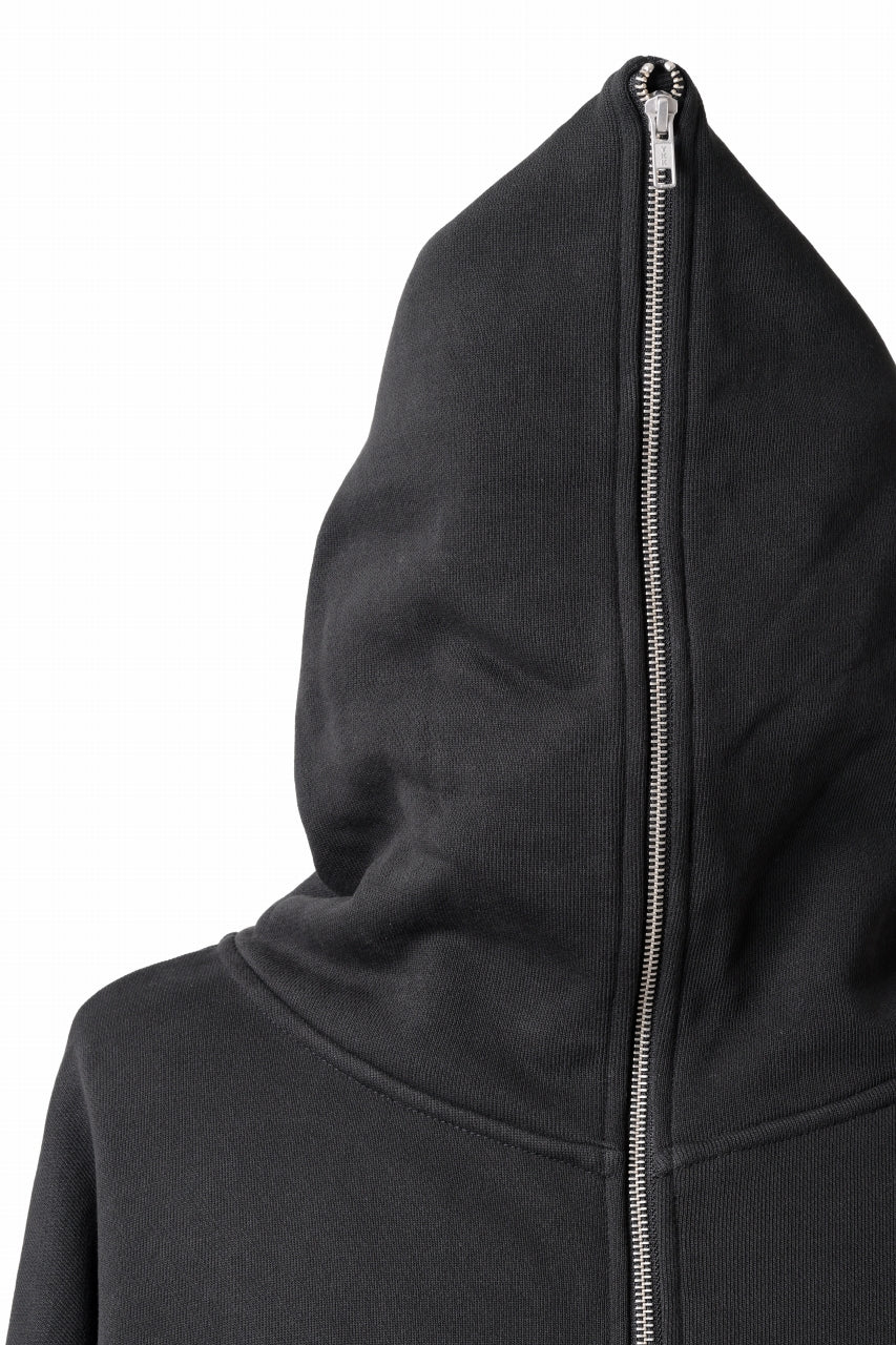 entire studios ETERNAL ZIP SWEAT PARKA (SOOT) - Image 7