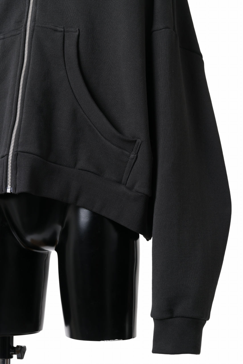 entire studios ETERNAL ZIP SWEAT PARKA (SOOT) - Image 9