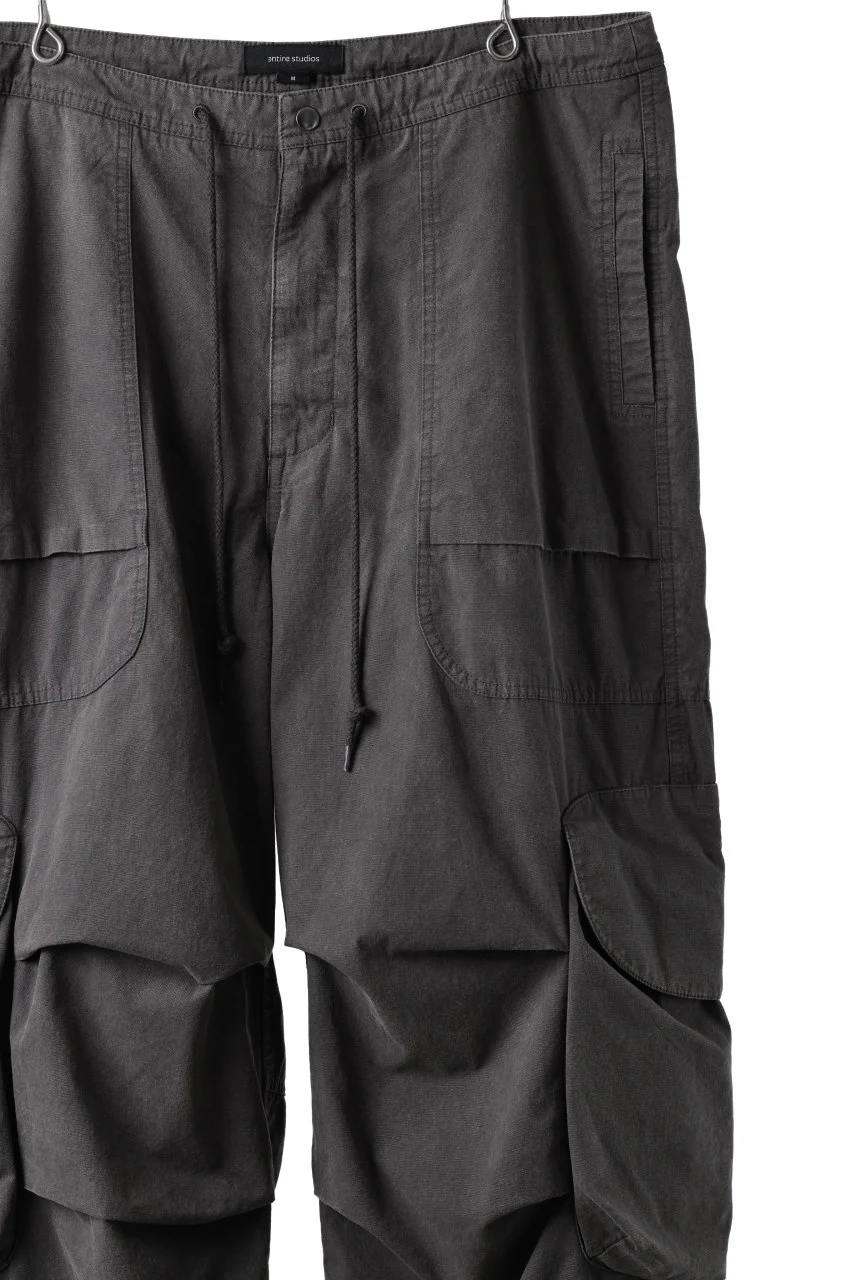 entire studios FREIGHT CARGO PANTS / COTTON CANVAS (FOSSIL) - Image 6