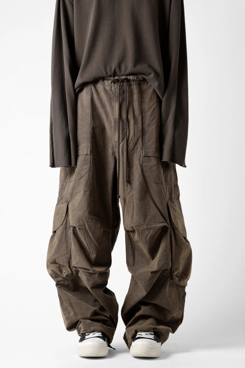 entire studios FREIGHT CARGO PANTS / COTTON CANVAS (GRAVY) - Image 11