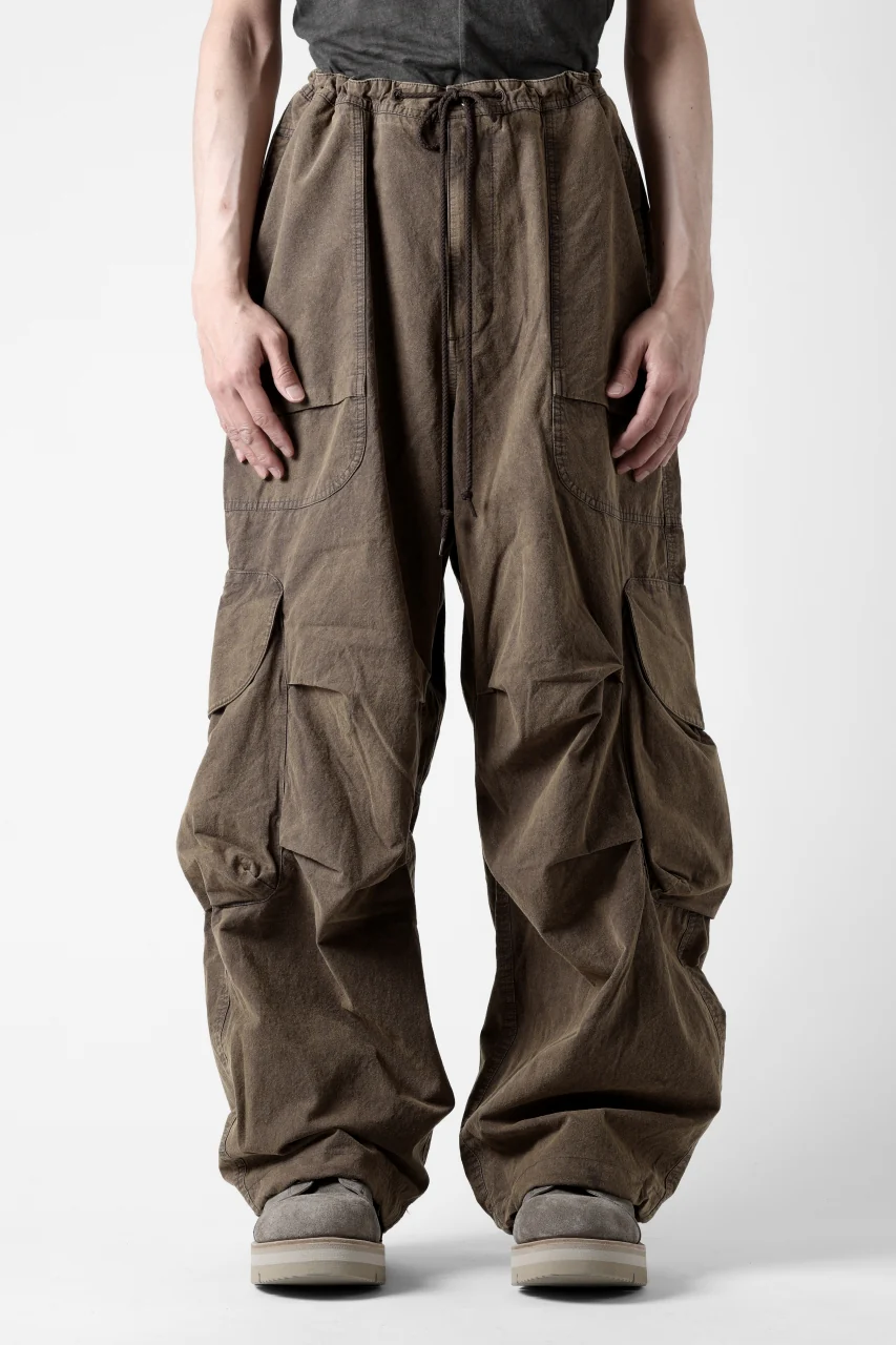entire studios FREIGHT CARGO PANTS / COTTON CANVAS (GRAVY) - Image 2