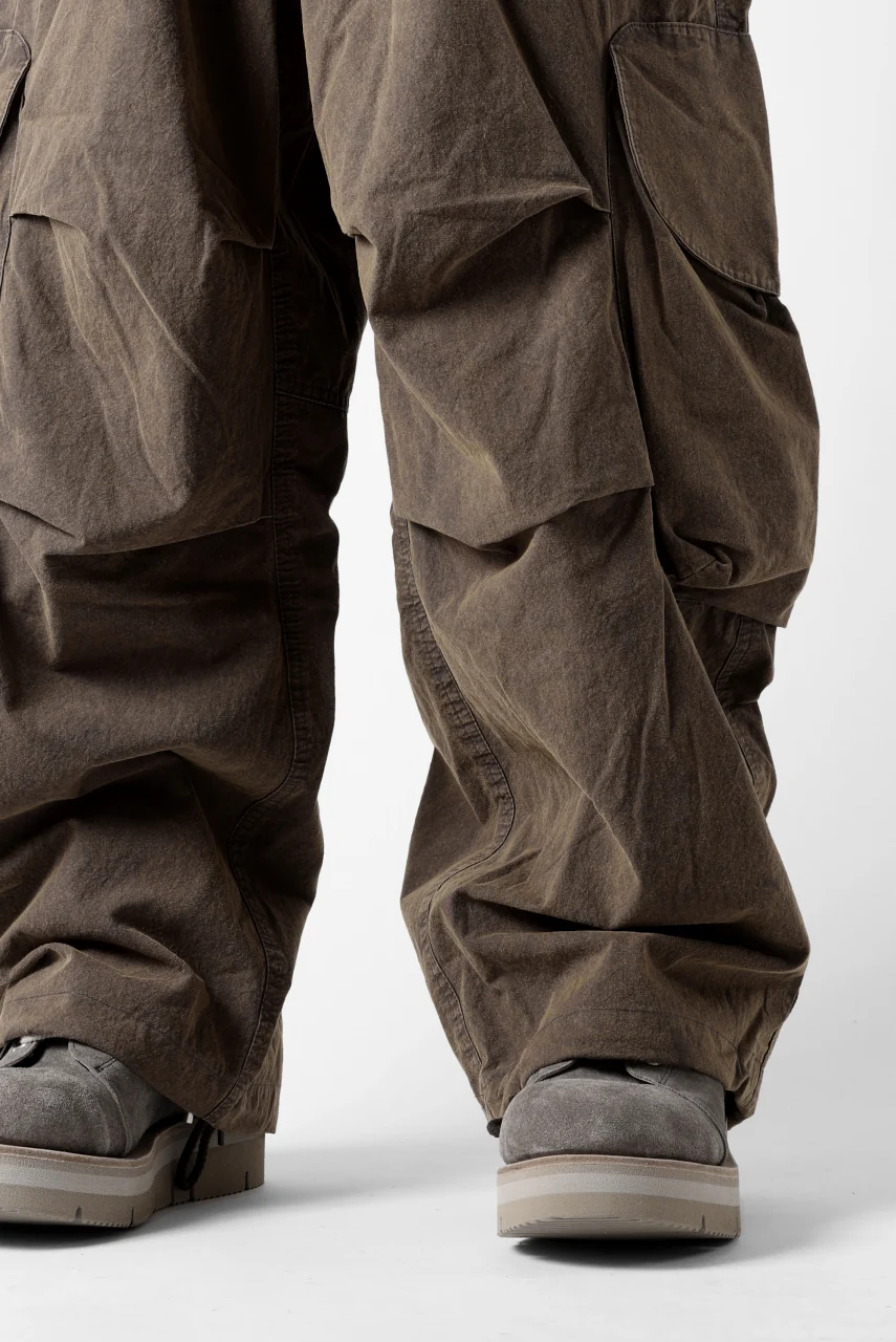 entire studios FREIGHT CARGO PANTS / COTTON CANVAS (GRAVY) - Image 26