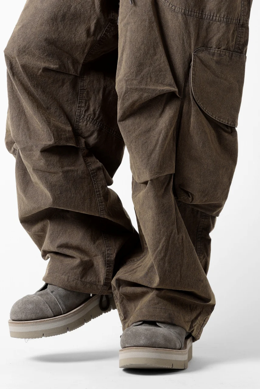 entire studios FREIGHT CARGO PANTS / COTTON CANVAS (GRAVY) - Image 27