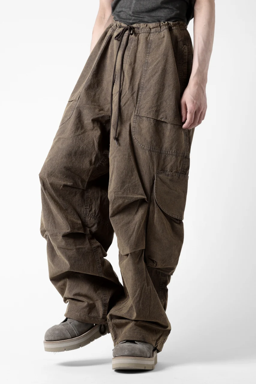 entire studios FREIGHT CARGO PANTS / COTTON CANVAS (GRAVY) - Image 4