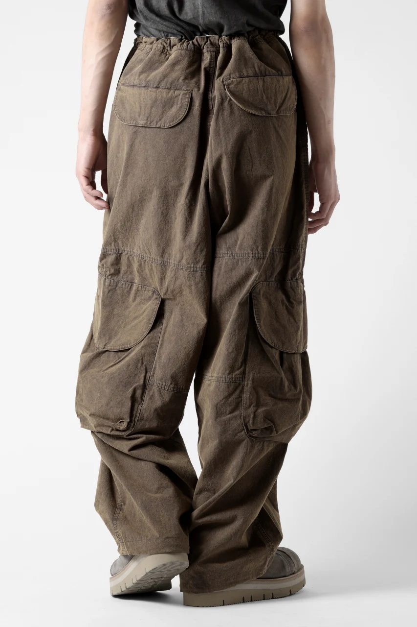 entire studios FREIGHT CARGO PANTS / COTTON CANVAS (GRAVY) - Image 7