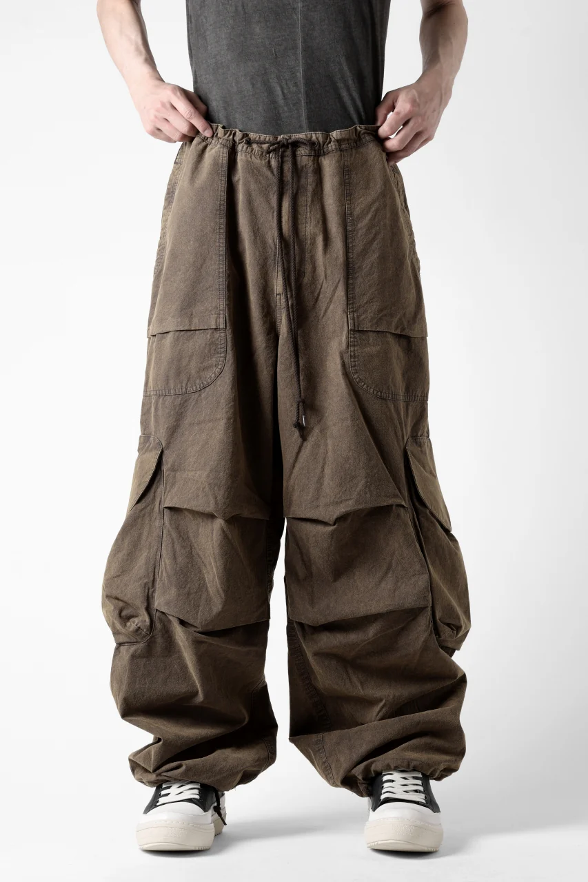 entire studios FREIGHT CARGO PANTS / COTTON CANVAS (GRAVY) - Image 8