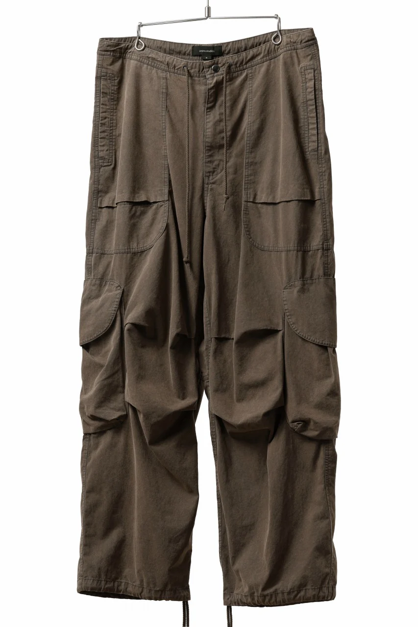 entire studios FREIGHT CARGO PANTS / COTTON CANVAS (GRAVY) - Image 10