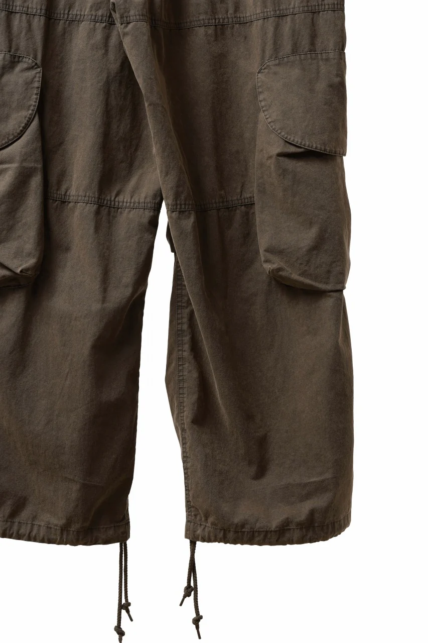 entire studios FREIGHT CARGO PANTS / COTTON CANVAS (GRAVY) - Image 13
