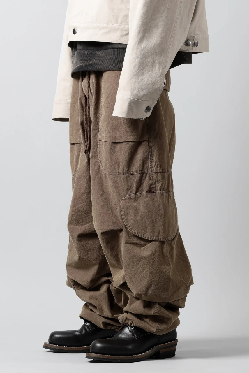 entire studios FREIGHT CARGO PANTS / COTTON CANVAS (GRAVY) - Image 16