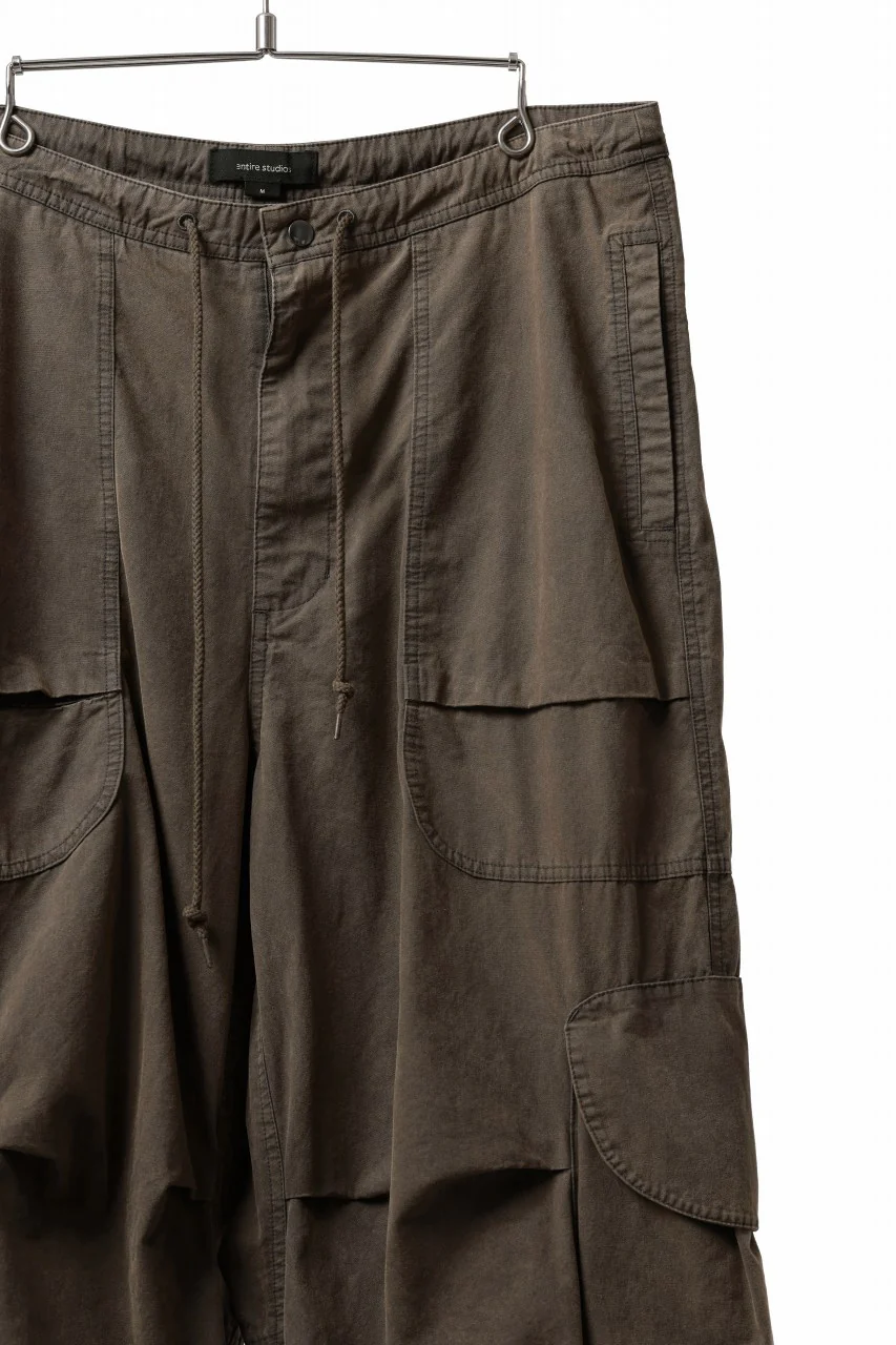 entire studios FREIGHT CARGO PANTS / COTTON CANVAS (GRAVY) - Image 5