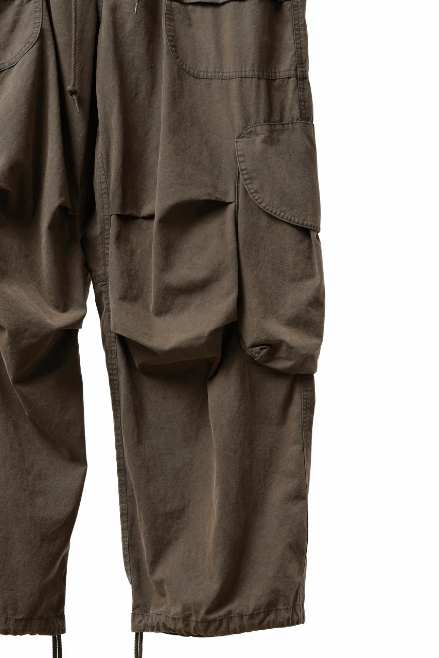 entire studios FREIGHT CARGO PANTS / COTTON CANVAS (GRAVY) - Image 7
