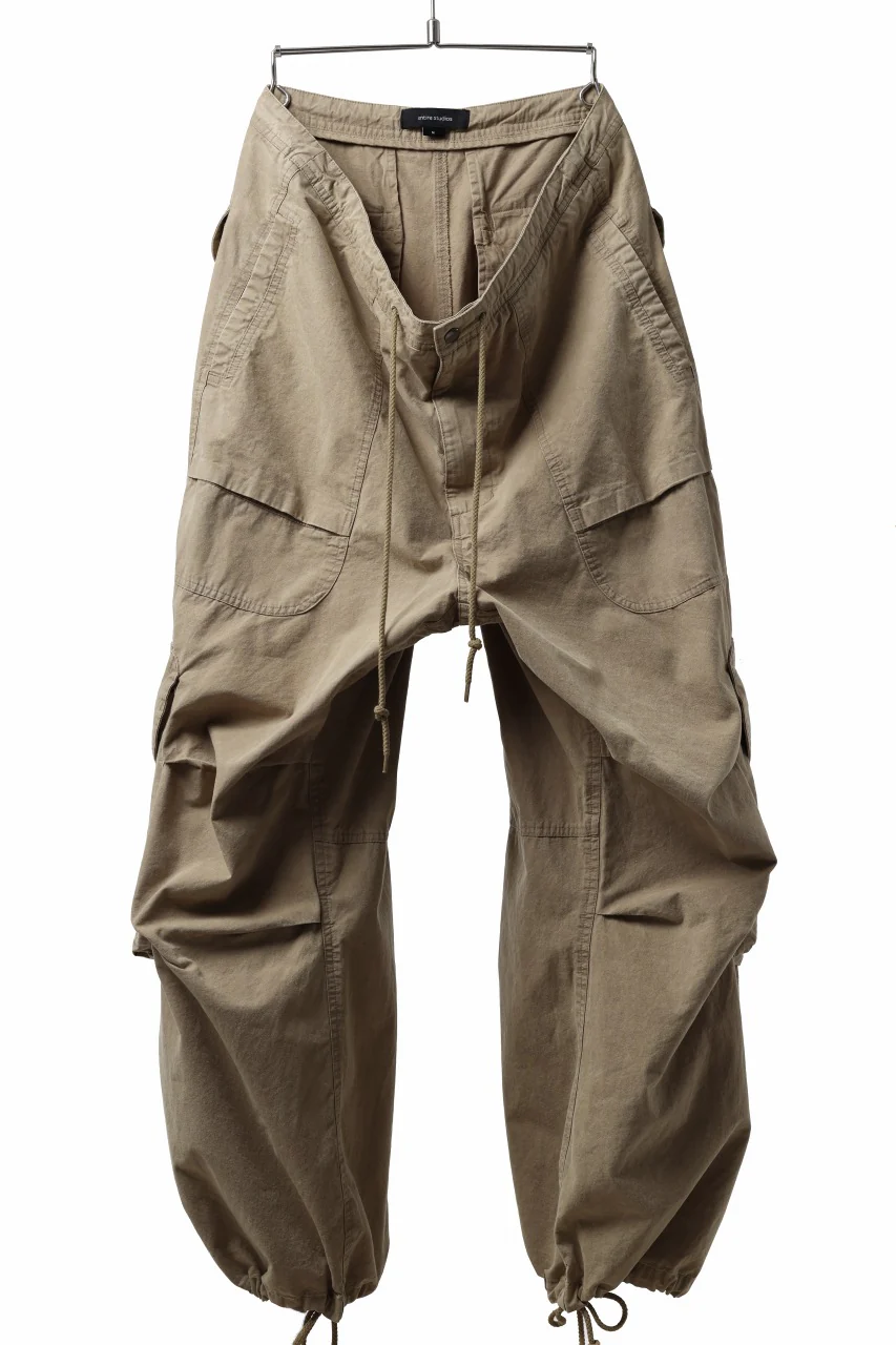 entire studios FREIGHT CARGO PANTS / COTTON CANVAS (HUMMUS) - Image 11