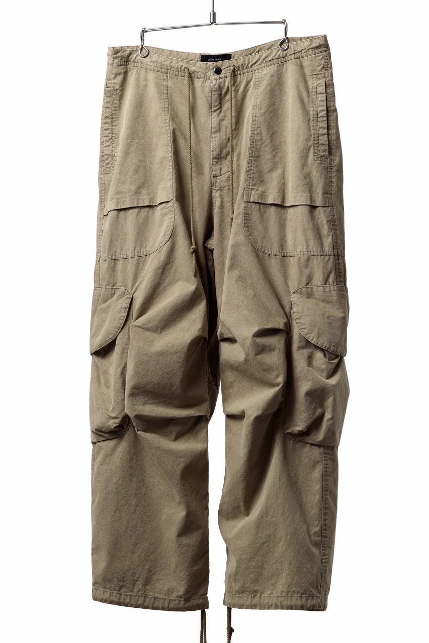 entire studios FREIGHT CARGO PANTS / COTTON CANVAS (HUMMUS) - Image 12