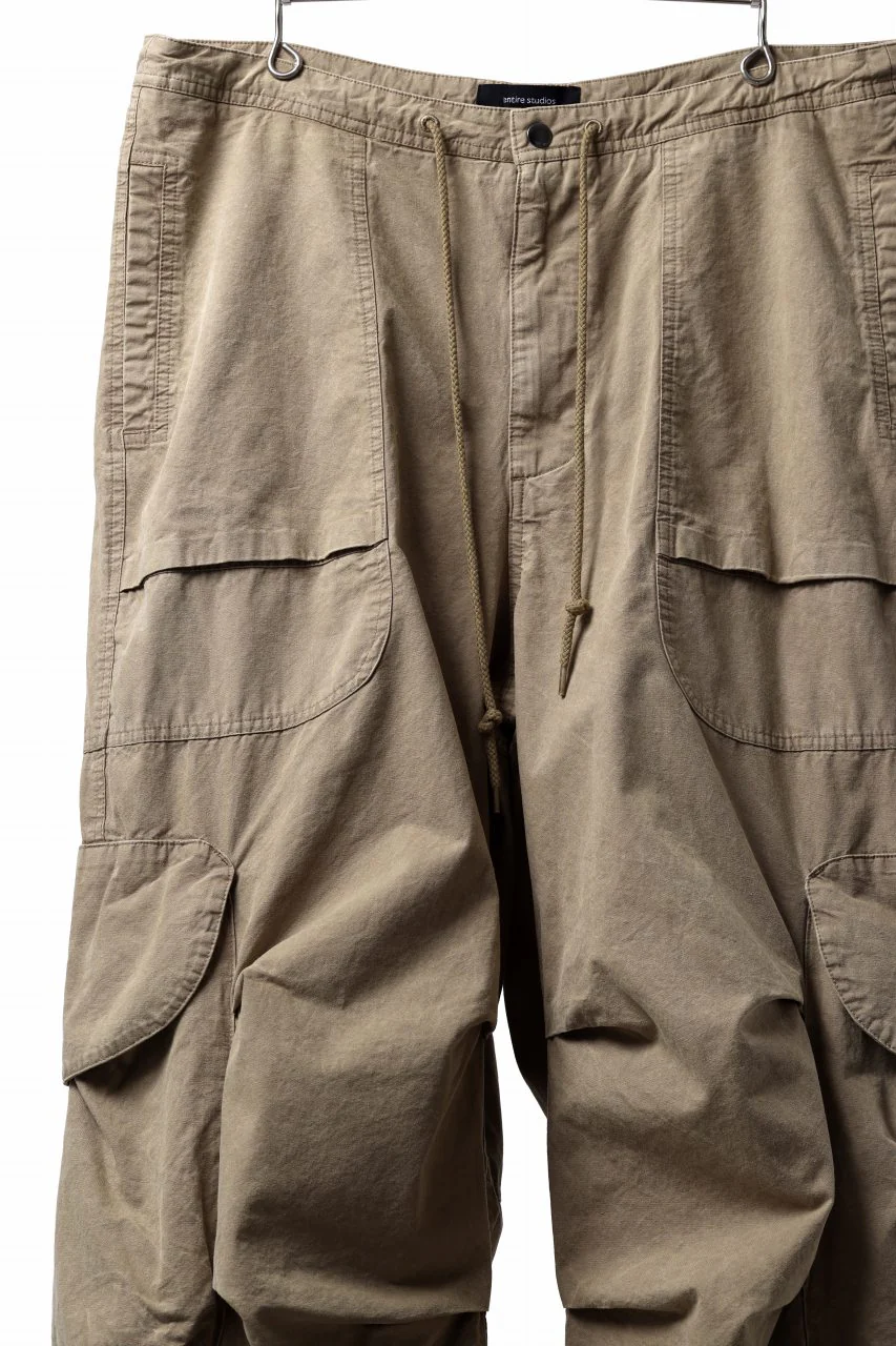 entire studios FREIGHT CARGO PANTS / COTTON CANVAS (HUMMUS) - Image 14