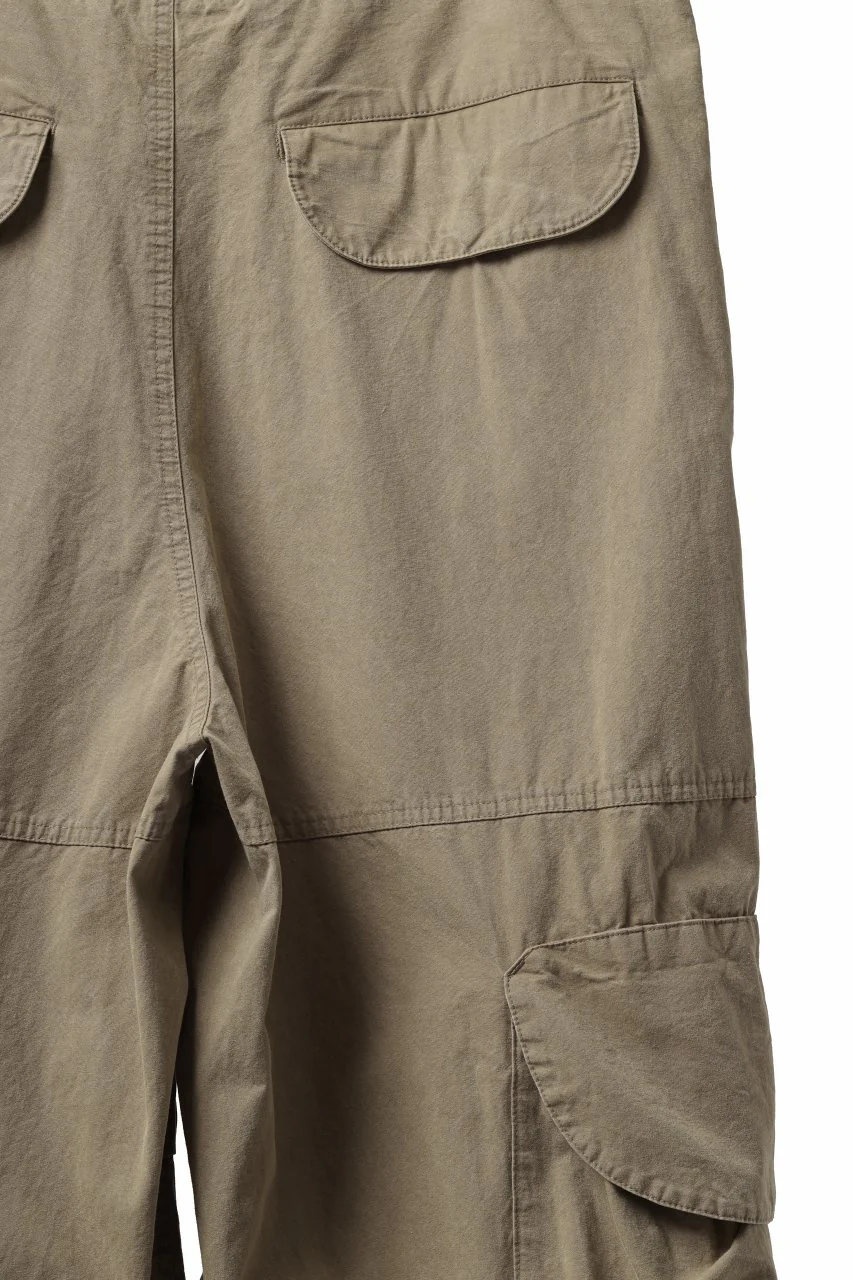 entire studios FREIGHT CARGO PANTS / COTTON CANVAS (HUMMUS) - Image 20