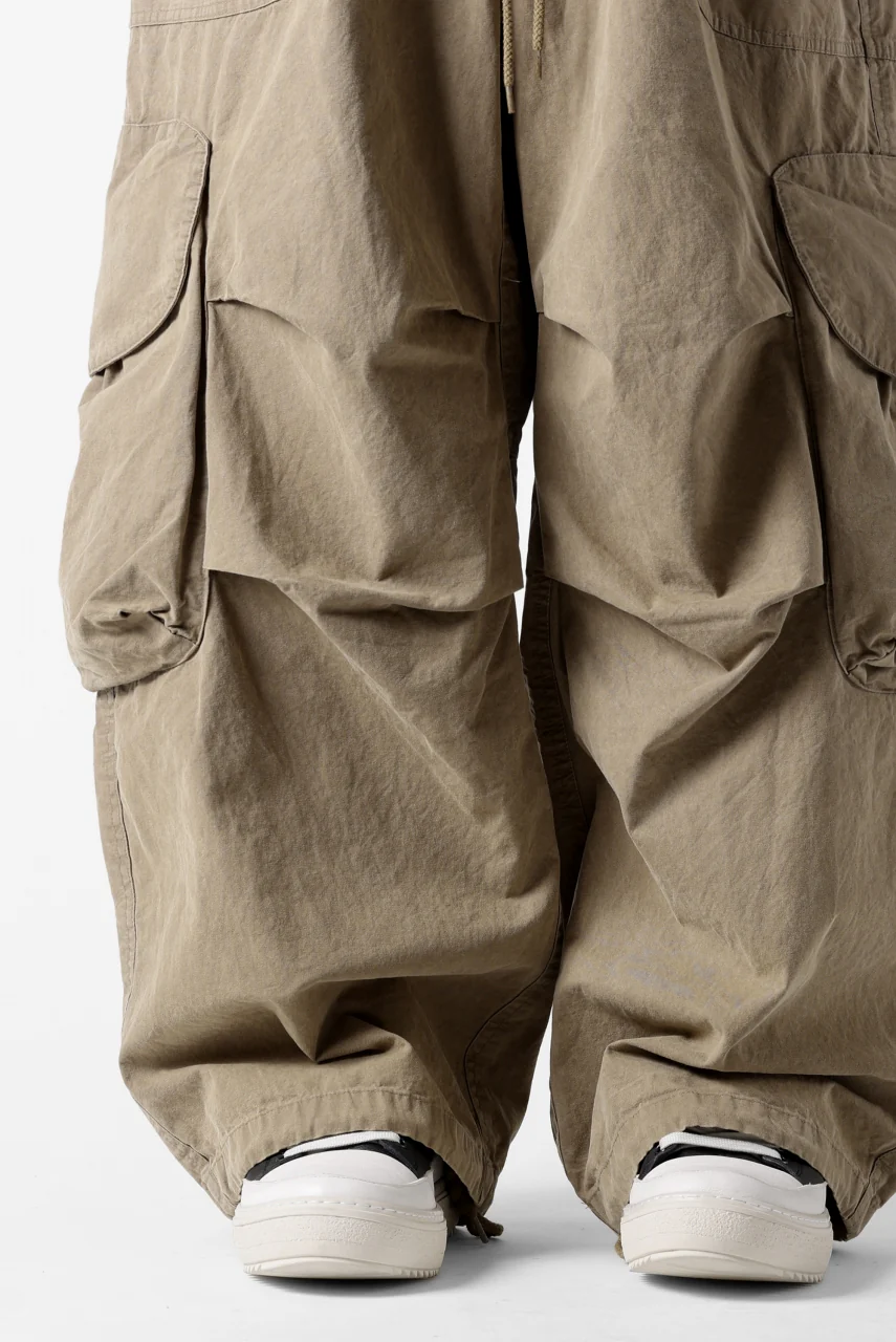 entire studios FREIGHT CARGO PANTS / COTTON CANVAS (HUMMUS) - Image 23