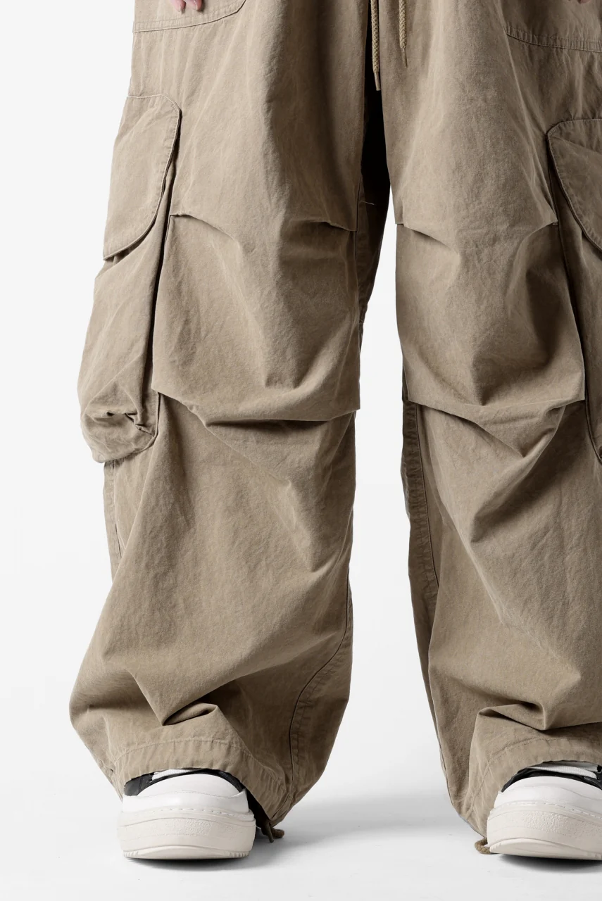 entire studios FREIGHT CARGO PANTS / COTTON CANVAS (HUMMUS) - Image 24