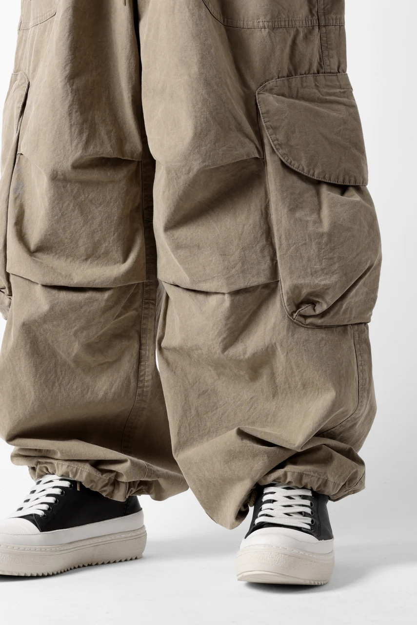entire studios FREIGHT CARGO PANTS / COTTON CANVAS (HUMMUS) - Image 25