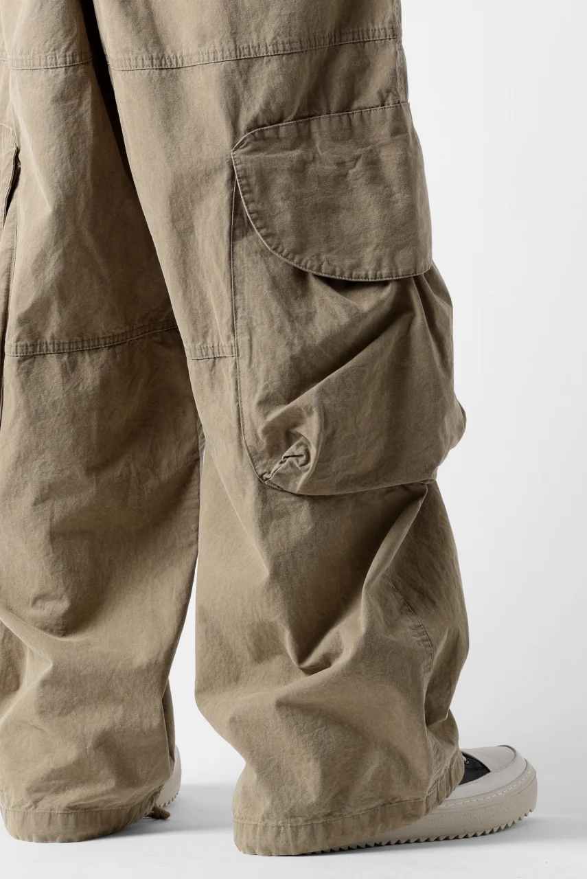 entire studios FREIGHT CARGO PANTS / COTTON CANVAS (HUMMUS) - Image 28