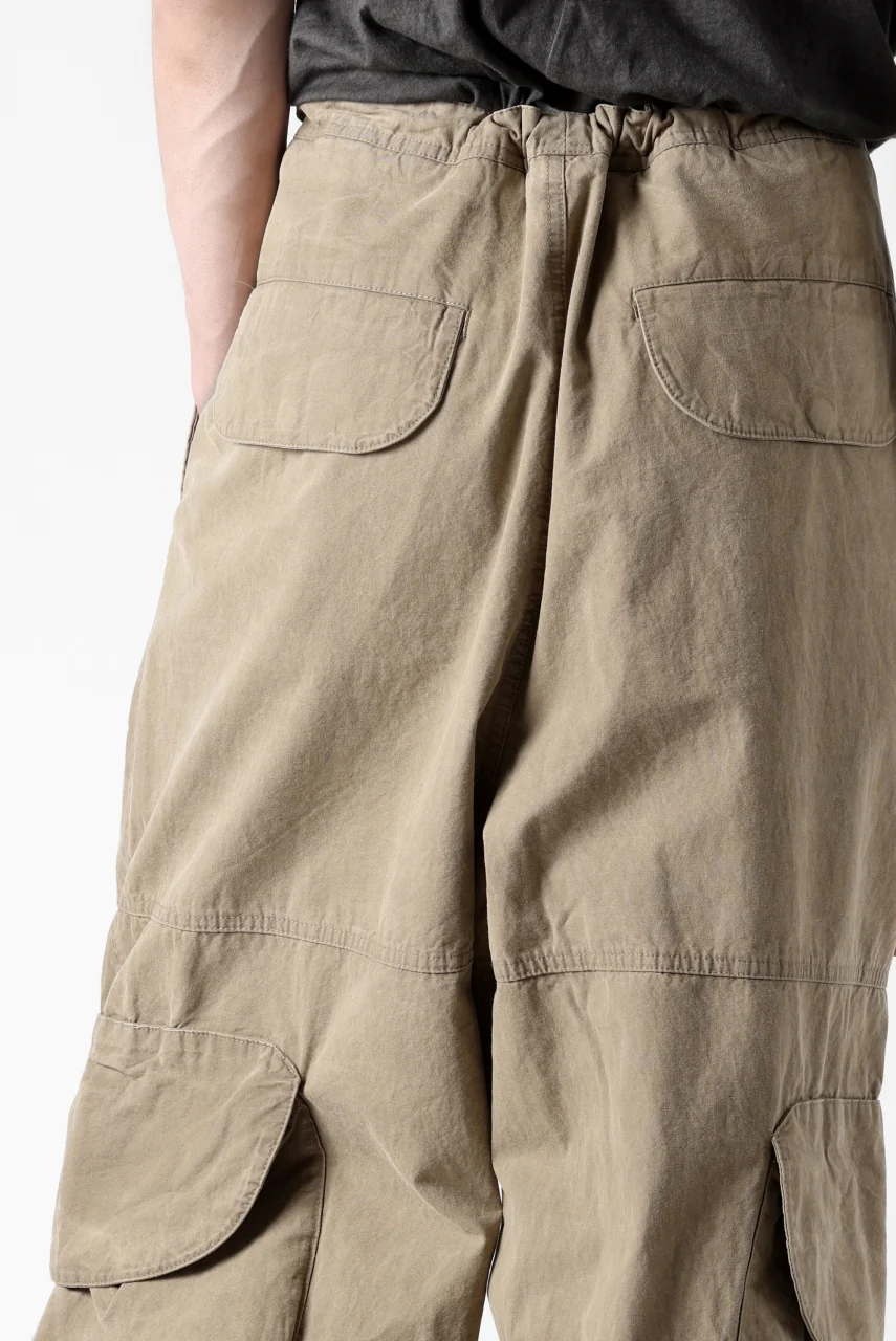 entire studios FREIGHT CARGO PANTS / COTTON CANVAS (HUMMUS) - Image 30