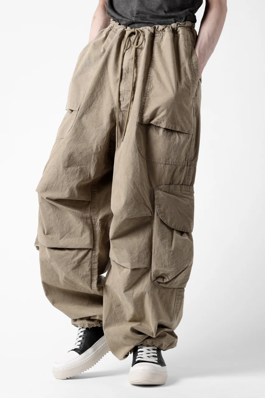 entire studios FREIGHT CARGO PANTS / COTTON CANVAS (HUMMUS) - Image 8