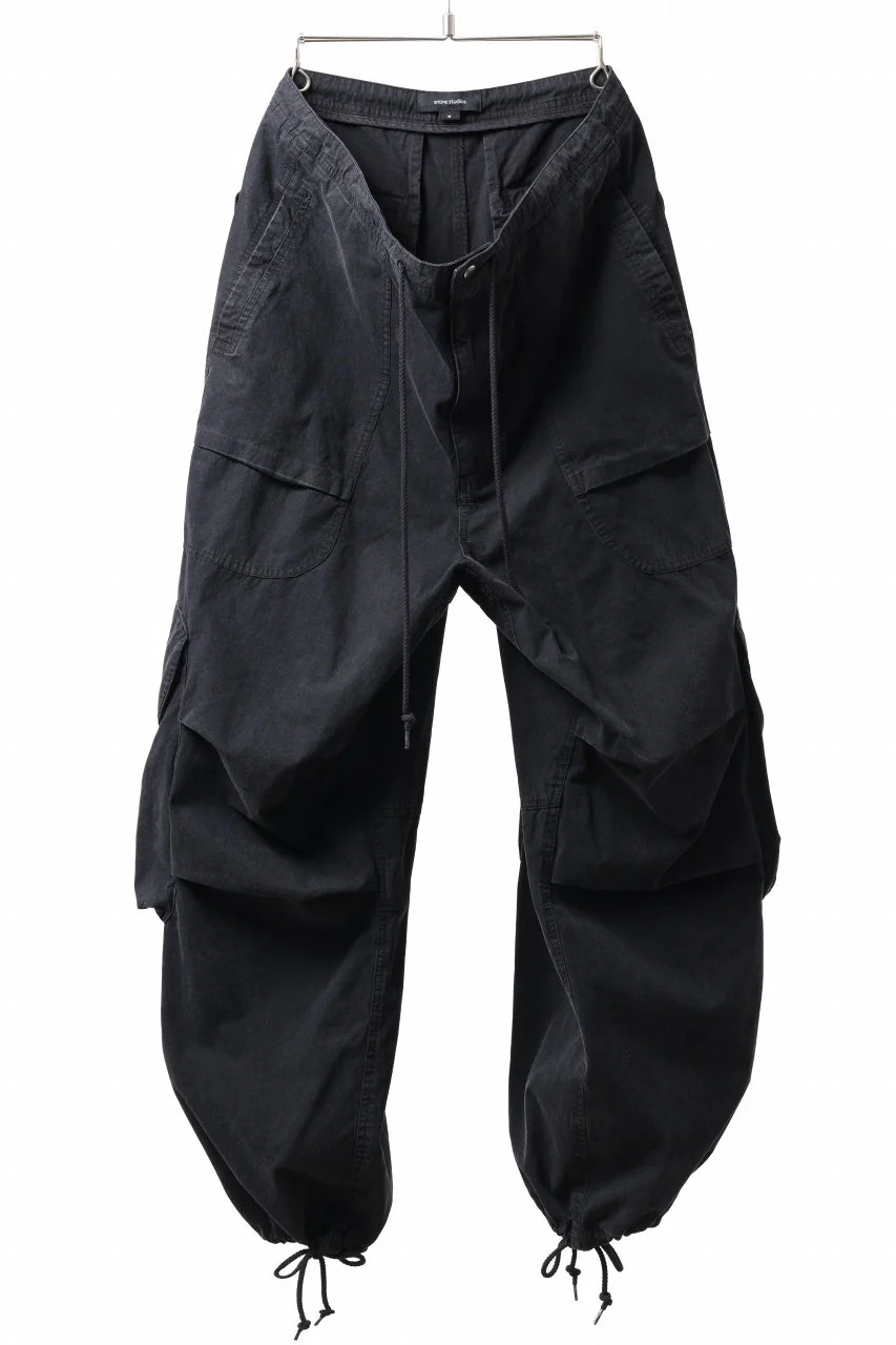 entire studios FREIGHT CARGO PANTS / COTTON CANVAS (IRON) - Image 3