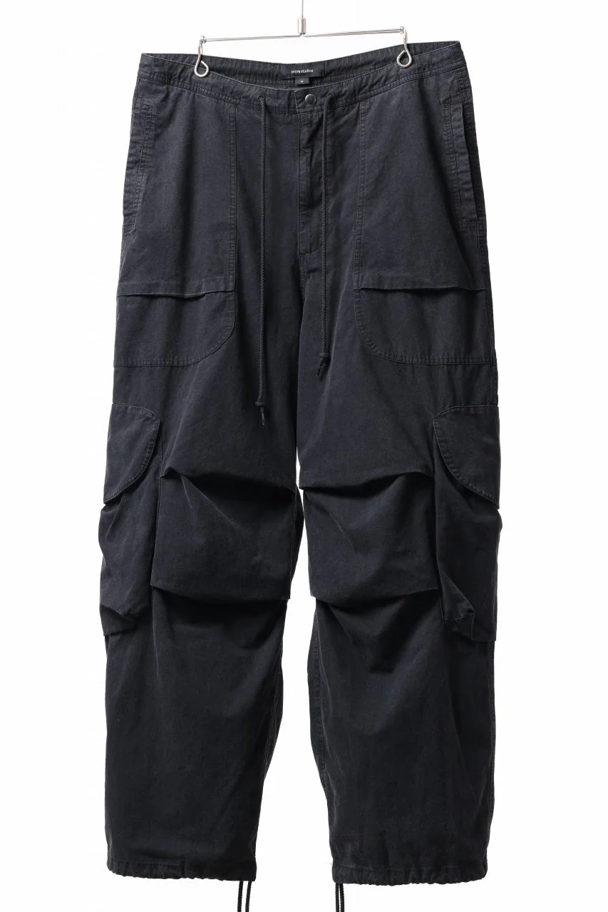 entire studios FREIGHT CARGO PANTS / COTTON CANVAS (IRON) - Image 4