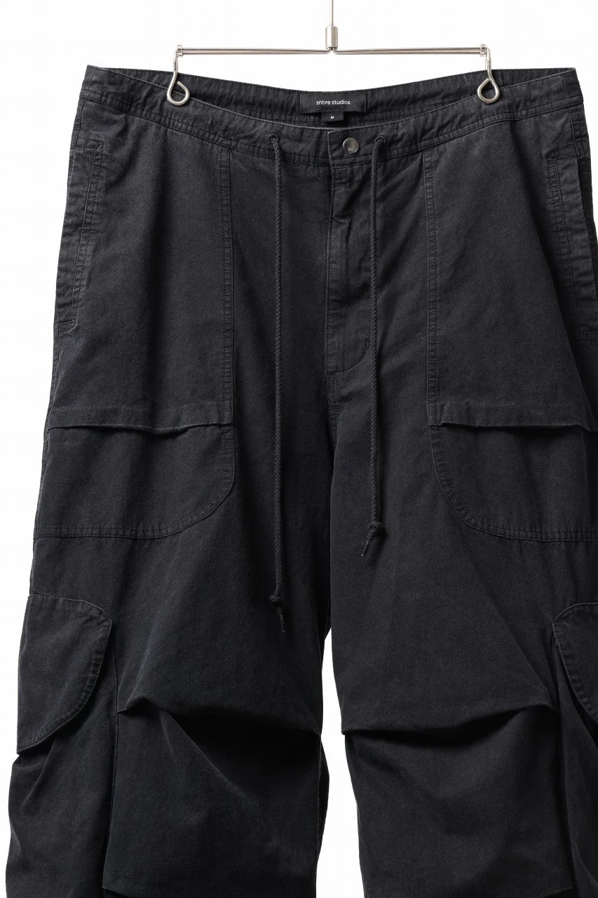 entire studios FREIGHT CARGO PANTS / COTTON CANVAS (IRON) - Image 6
