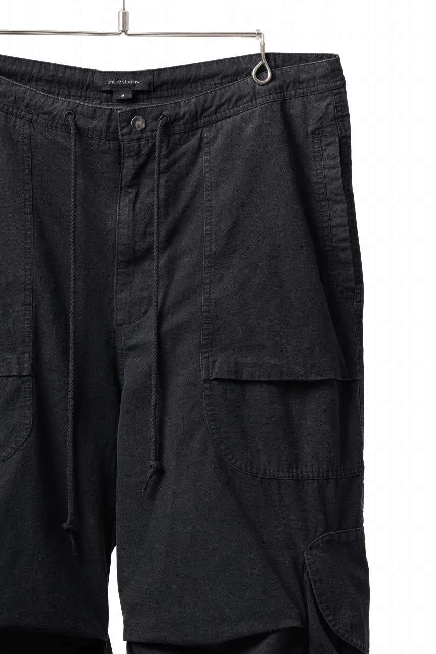 entire studios FREIGHT CARGO PANTS / COTTON CANVAS (IRON) - Image 7