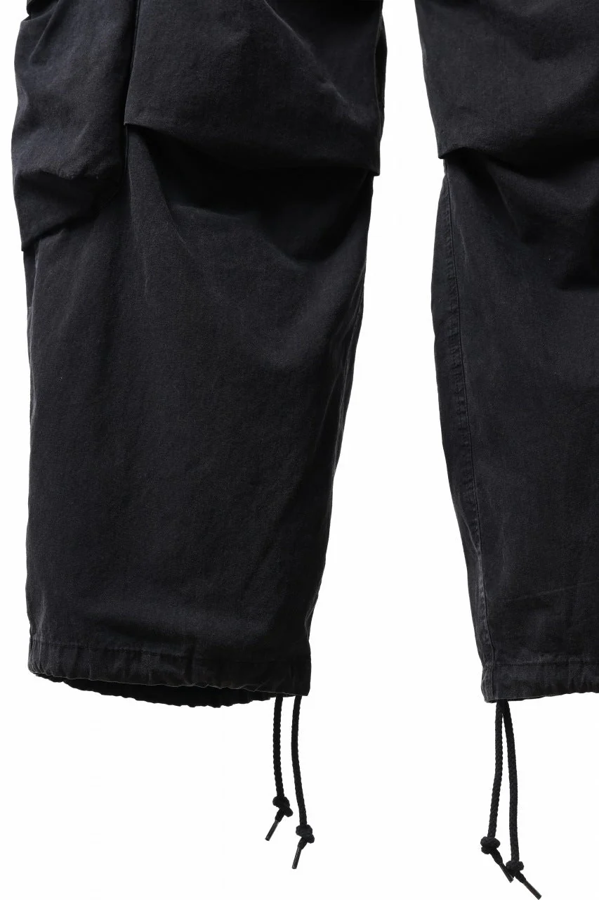 entire studios FREIGHT CARGO PANTS / COTTON CANVAS (IRON) - Image 8