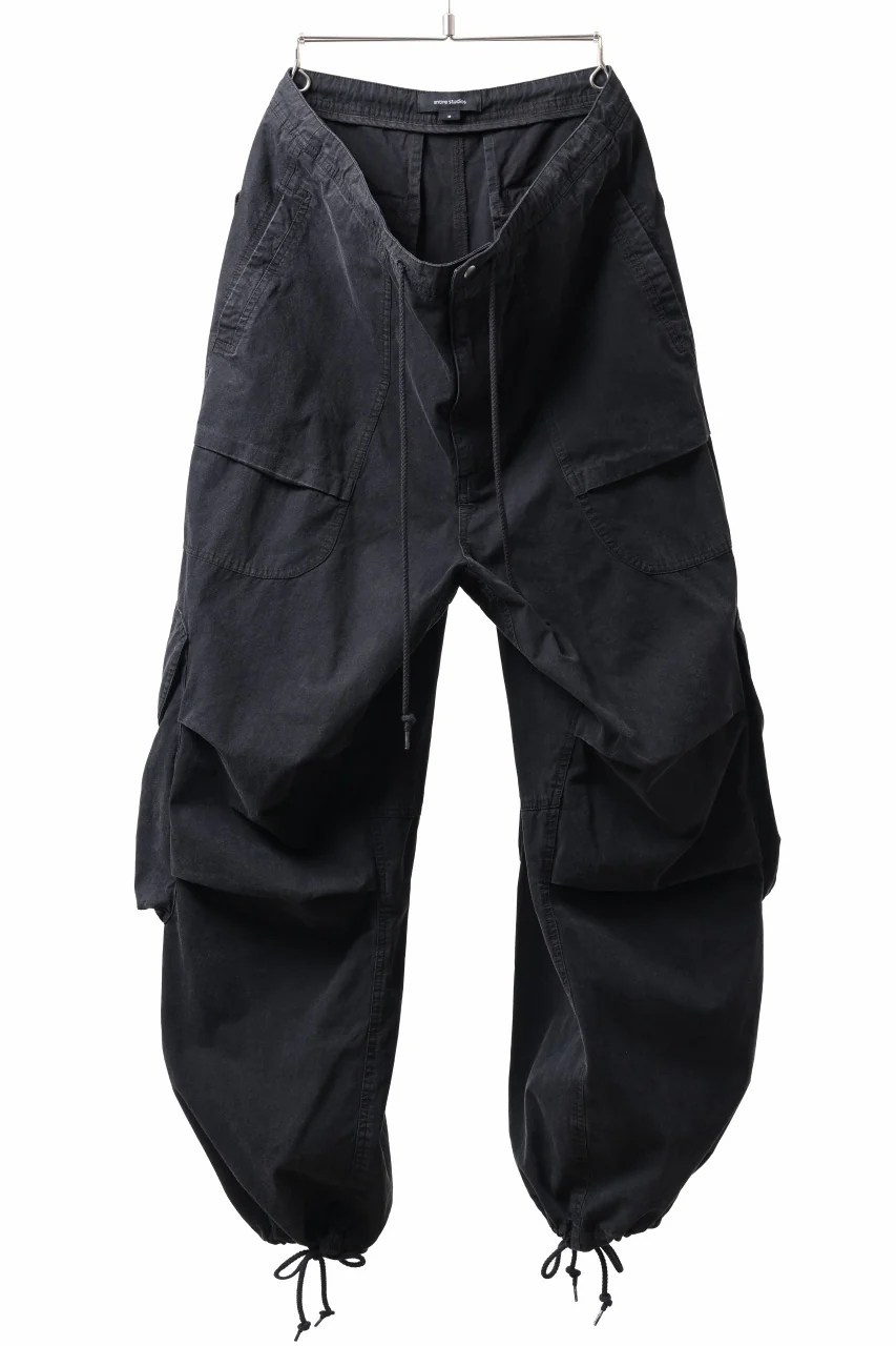 entire studios FREIGHT CARGO PANTS / COTTON CANVAS (IRON) - Image 3