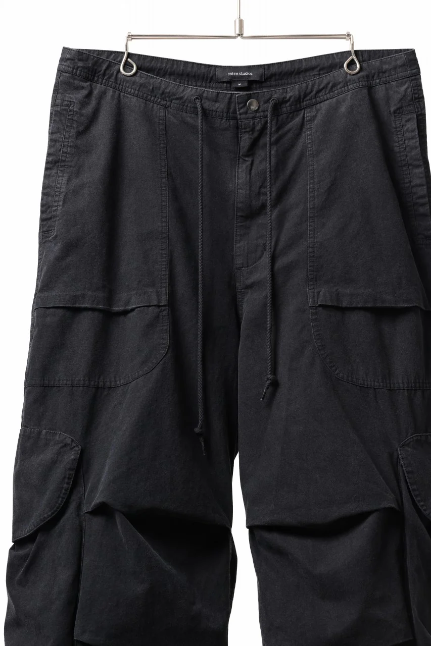 entire studios FREIGHT CARGO PANTS / COTTON CANVAS (IRON) - Image 6